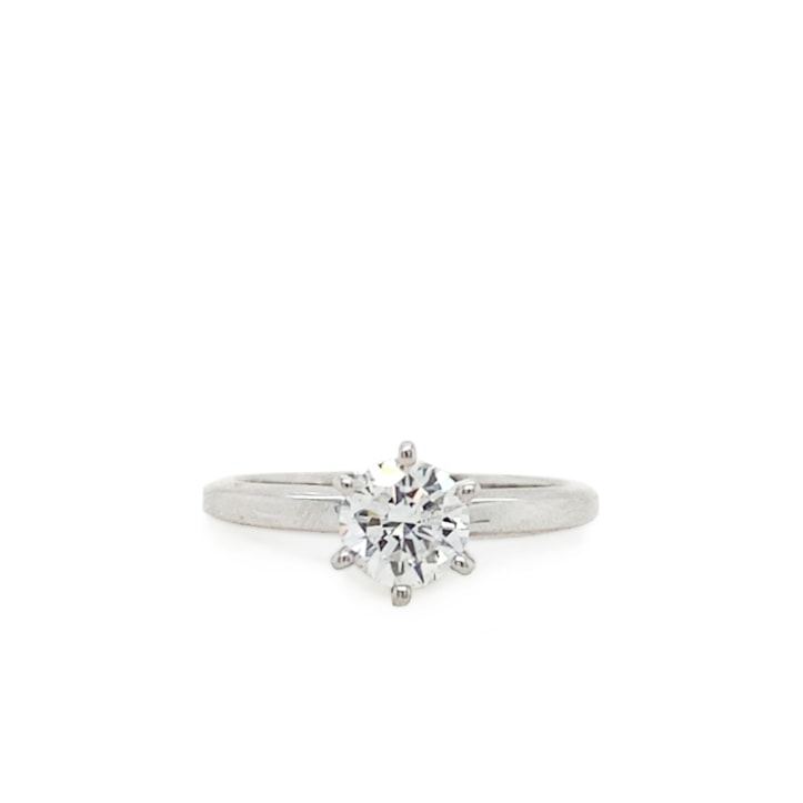 Solitaire Diamond Engagement Ring