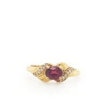 Oval Garnet Ring