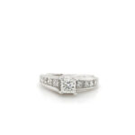 Classic Princess Cut Diamond Engagement Ring