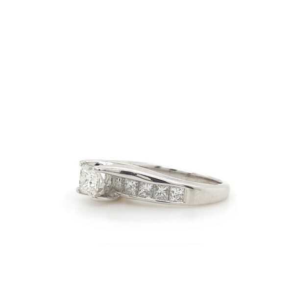 Classic Princess Cut Diamond Engagement Ring