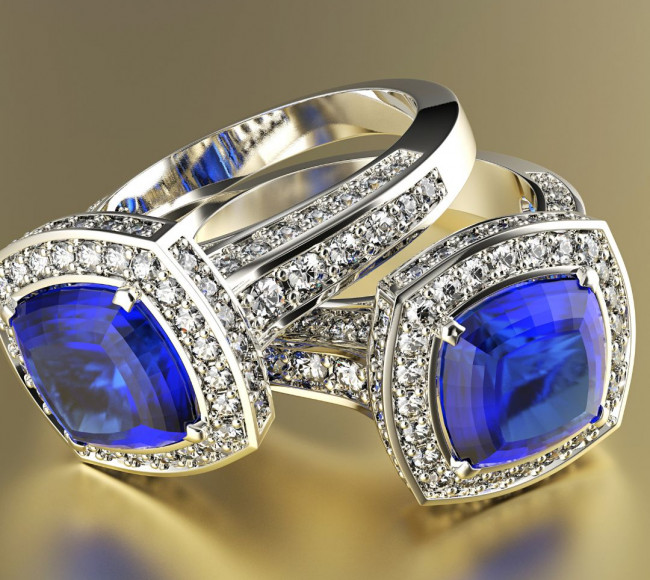 Sapphire vs. Diamond Engagement Rings | Davidson Jewels